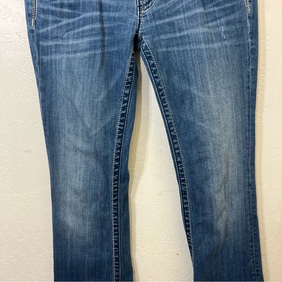 Miss Me Boot Cut Jeans j55382b Boot Cut Medium Blue Low Rise Long Inseam Size 29 - Picture 4 of 14